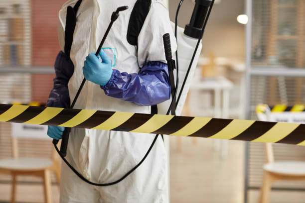 Professional Biohazard technician working in Johnson, AR